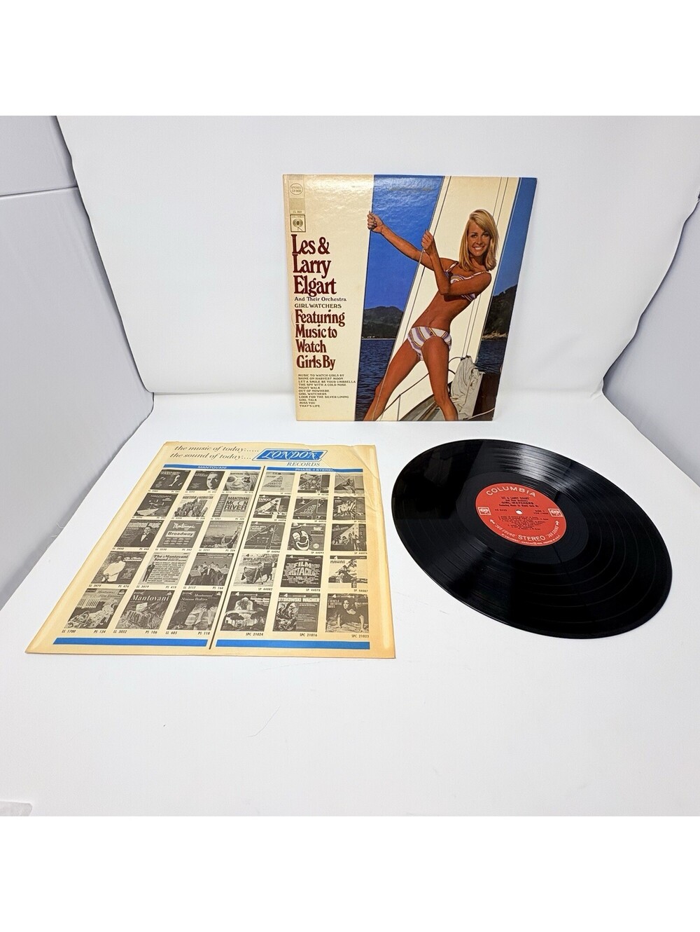 Les & Larry Elgart & Their Orchestra Girl Watchers Record LP Slash Records